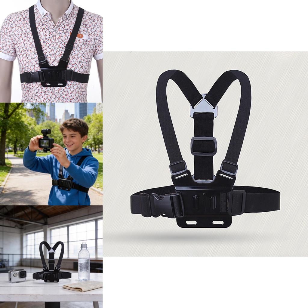 Universeller Brustgurt-Halter für Outdoor-Aufnahmen und Live-Streaming mit PC-Material für jugendliche Fahrer