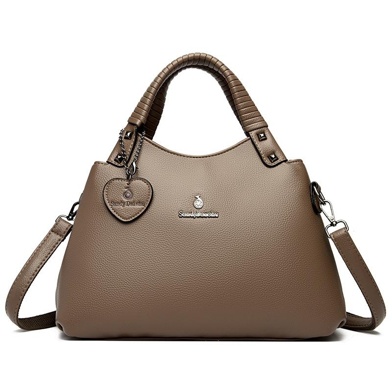 New Style Handbag Women Fashion Middle aged Mother Goes Out with One Shoulder Crossbody