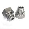 O2 Sensor Bung Hexagon Plugs Stainless Steel M16x1.5 Oxygen Hexagon Bung Plug with Gasket for Auto Car Universal Fitting