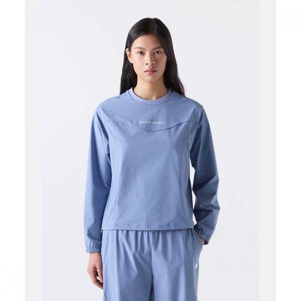 

DeScente Sung Seung Min WearS Женская тканая толстовка синего цвета BLU0BLUE/80