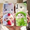 For vivo V2027 V2028 V2029 Case Vivo Y11s Y12s Y20 Y20s Y20i Y20a Back Cover Cartoon Animal Rabbit Cat Phone Shell Soft Silicone