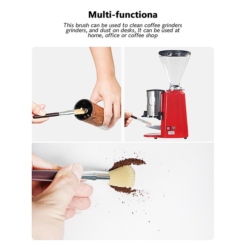 Coffee Grinder Cleaning Brush & Air Blower For Manual Coffee Grinder Espresso Machine And Portafilter Tool Accessories
