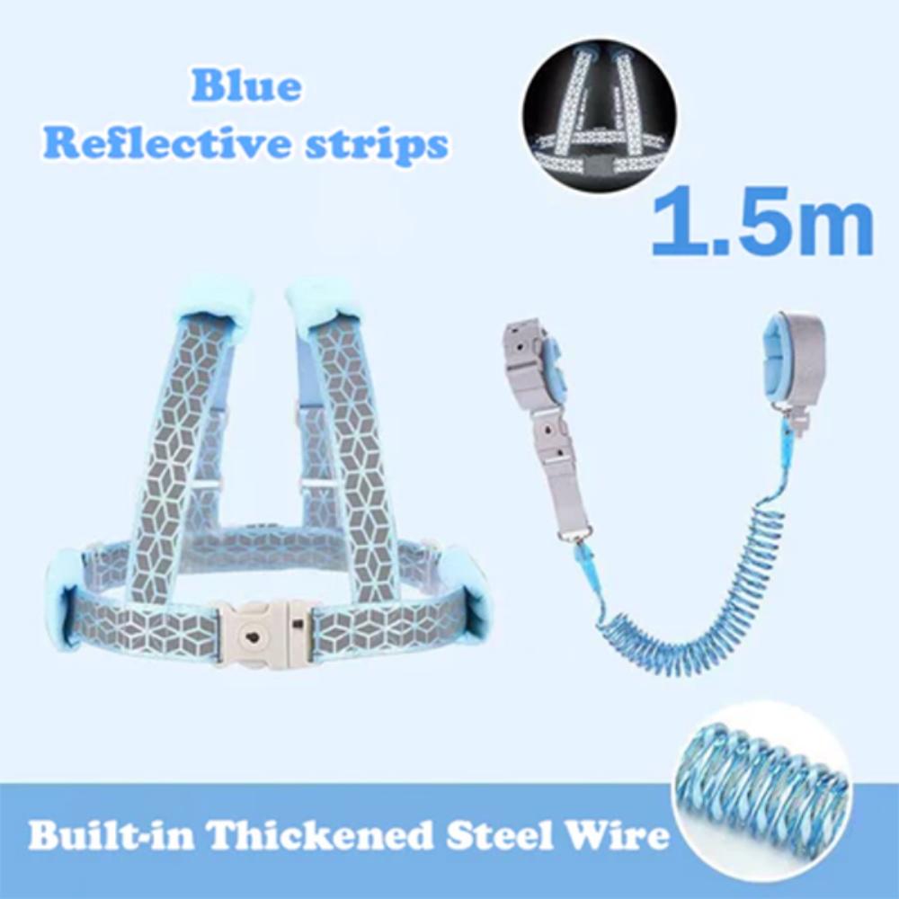 2 v 1 Nastavitelný postroj pro batole Vodítka Ocelové lanko Vodítko pro miminko Popruh Dětský postroj Dítě