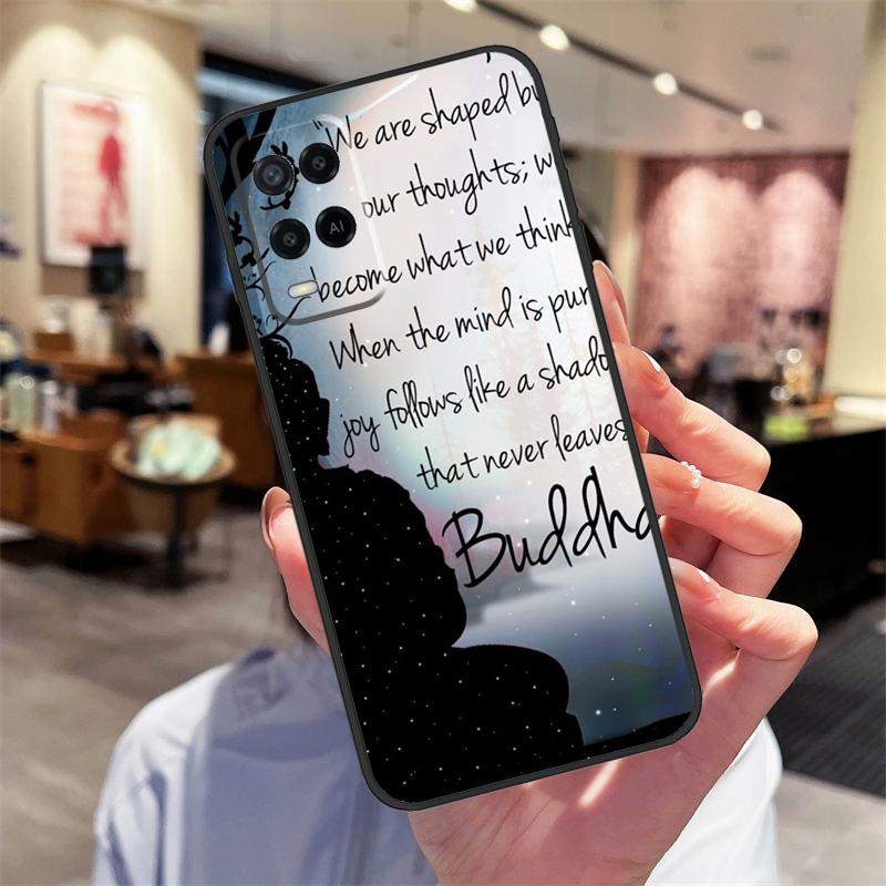 

Gautama Buddha Case For Oppo A94 A74 A54 A18 A38 A58 A78 A98 A40 A60 A80 A16 A76 A96 A15 A17 A77 A57S Cover OPPO A78 5G