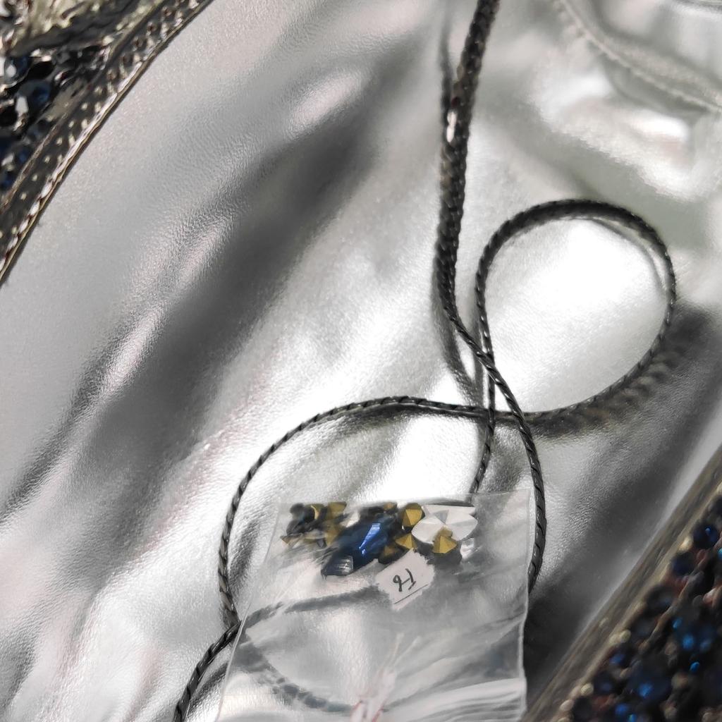 Boutique De FGG Marineblauw Kristallen Clutch Portemonnees Dames Avond Handtassen Bruids Strass Minaudière Tassen Bruiloft Feest Tas