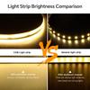 Creative Double Tap Magic Vibration Sensor Ambient Lamp USB 5V COB LED Strip Light For Cabinet Vanity/Makeup Mirror Backlight