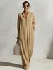 2026 Women's Fashion Casual Long Sleeve Cardigan and Skirt Dress