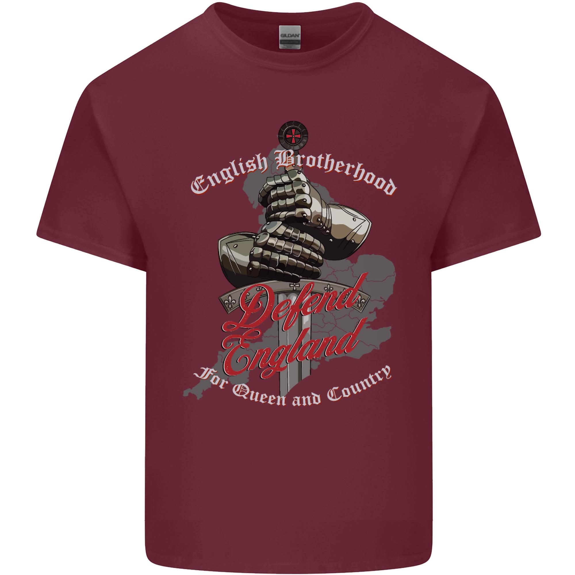 English Brotherhood Unisexs Light Cotton TShirt S