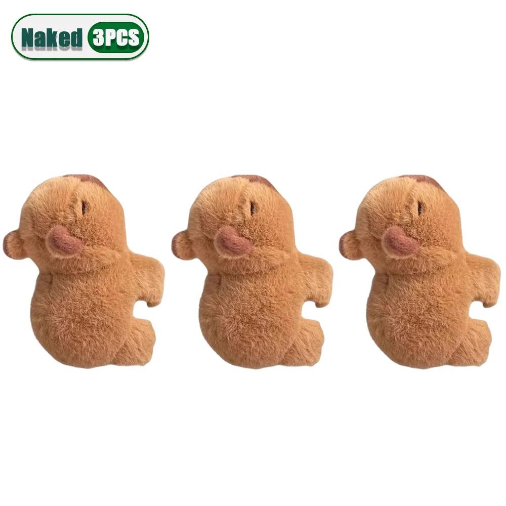 1-10PCS Rytanda Capybara Clap Circle Toys  Capybara Plush Hand Ring Fun Pop Circles Kids  Gift Slap Snap Wrap Wristband Bracelet