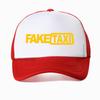 Berretto da Baseball Taxi Finto Alta Qualità Rete Traspirante Estate Uomo Nero Stampa Faketaxi Snapback