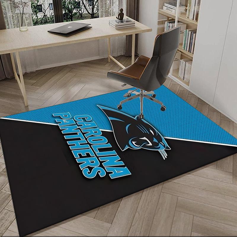 Panthers Helmet Carpet, Kitchen Rugs, Yoga Mat, Non-Slip Mats, Rug for Bathroom, Living Room bedroom, Camping Rugs Christmas Gift