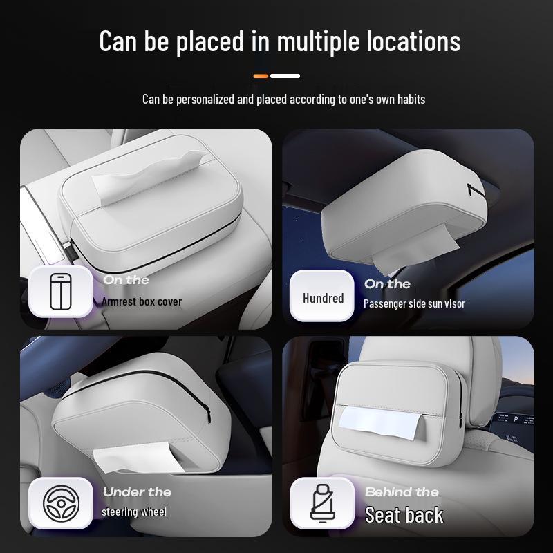 Car Seat Hanging Tissue Bag for Galaxy E5/E8/L6/L7 Armrest Box