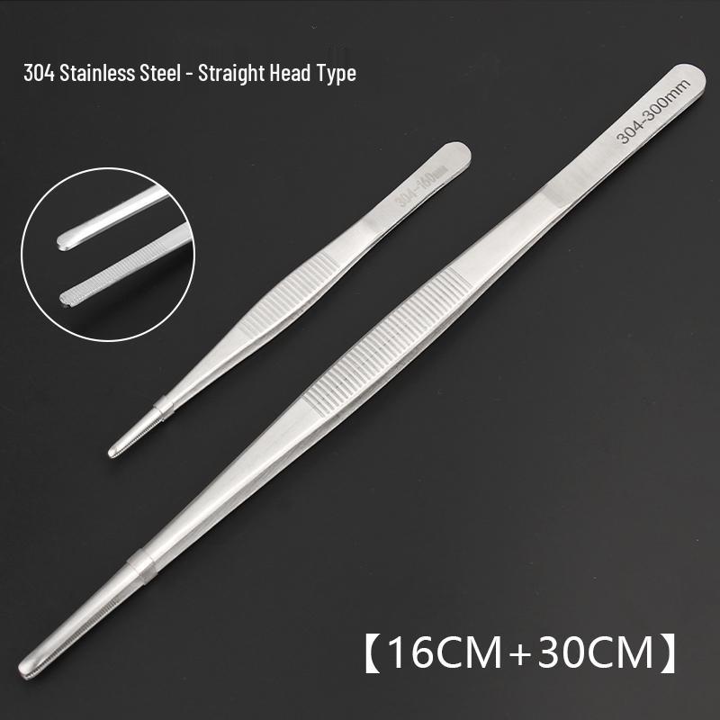 Extra Long Stainless Steel Tweezers for Aquatic Plants and Turtle Feeding