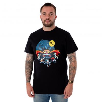 Mens Doctor Eggman Short-Sleeved Halloween T-Shirt