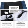 2026 Men's Trendy Mid-Length Pure Black Swim Trunks, Customizable