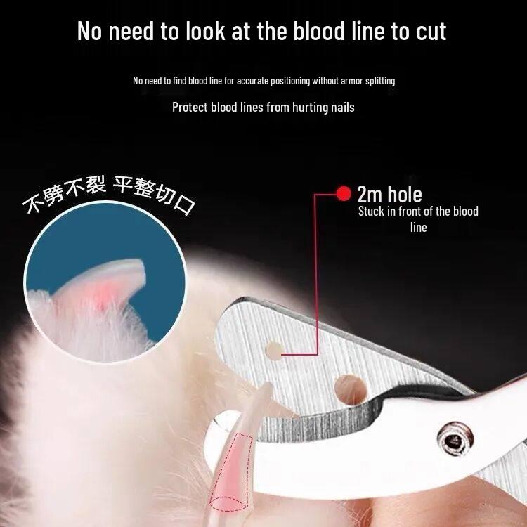 Pet Nail Clippers: Cat Paw Trimmer and Pliers for Small Pets