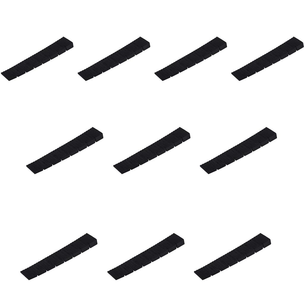 10Pieces Practical Furniture Wedges Plastic Shims for Leveling Tables Chairs Fridge Toilet Flexible and Stackabled