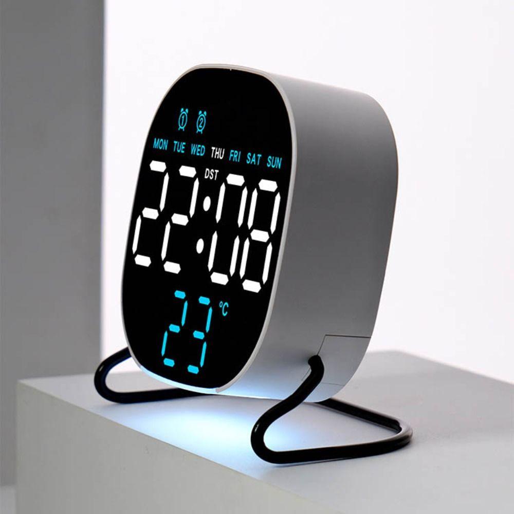 Date LED Alarm Clock Atmosphere Lights Display Table Clock New Digital LED Clocks  for Bedroom