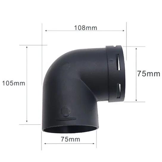 42/60/75mm Car Heater Duct Pipe Joiner Connector Heater Ducting Straight Joint Hose Tube Connector For Eberspacher or Webasto