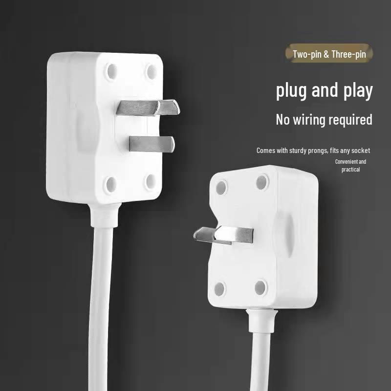 Adjustable Brightness LED Plug-in Table Lamp with Switch for Bedroom and Study