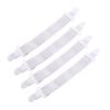 4pcs Adjustable Bed Sheet Fasteners Straps Elastic Mattress Cover Corner Holder Clip Grippers Suspender Cord Hook Loop Clasps