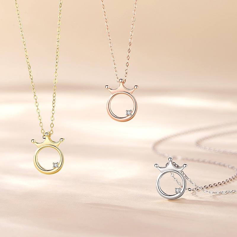 Tancise S925 Sterling Silver Luxury Personality Pendant Necklace Women's Classic Tide Necklace