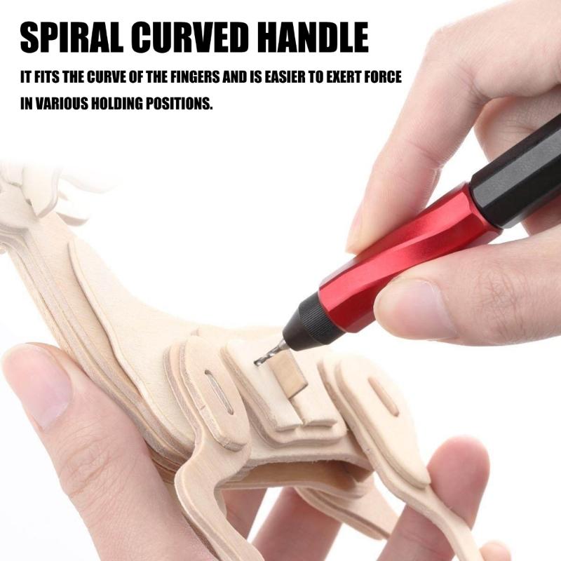 Precisions Double Bearing Hand Drill Tool For Model Making With Antislip Design And Strong Steel Bits