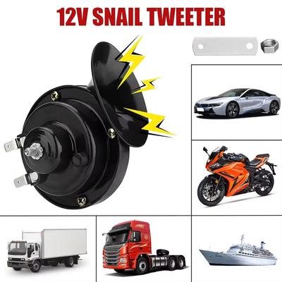 1pcs Universal Loud Car Horn 12V Electric Snail Train Horn Super Loud Waterproof Horns Siren For Motorcycle Car Truck SUV B Z9K6