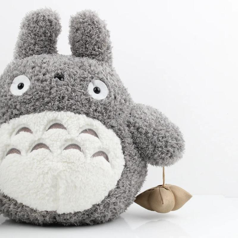 My Neighbor Totoro Plush Toy Cute Anime Totoro Doll Soft Cartoon Plush with A Zongzi An Adorable Gift Perfect for Children Fans and Home Decoration