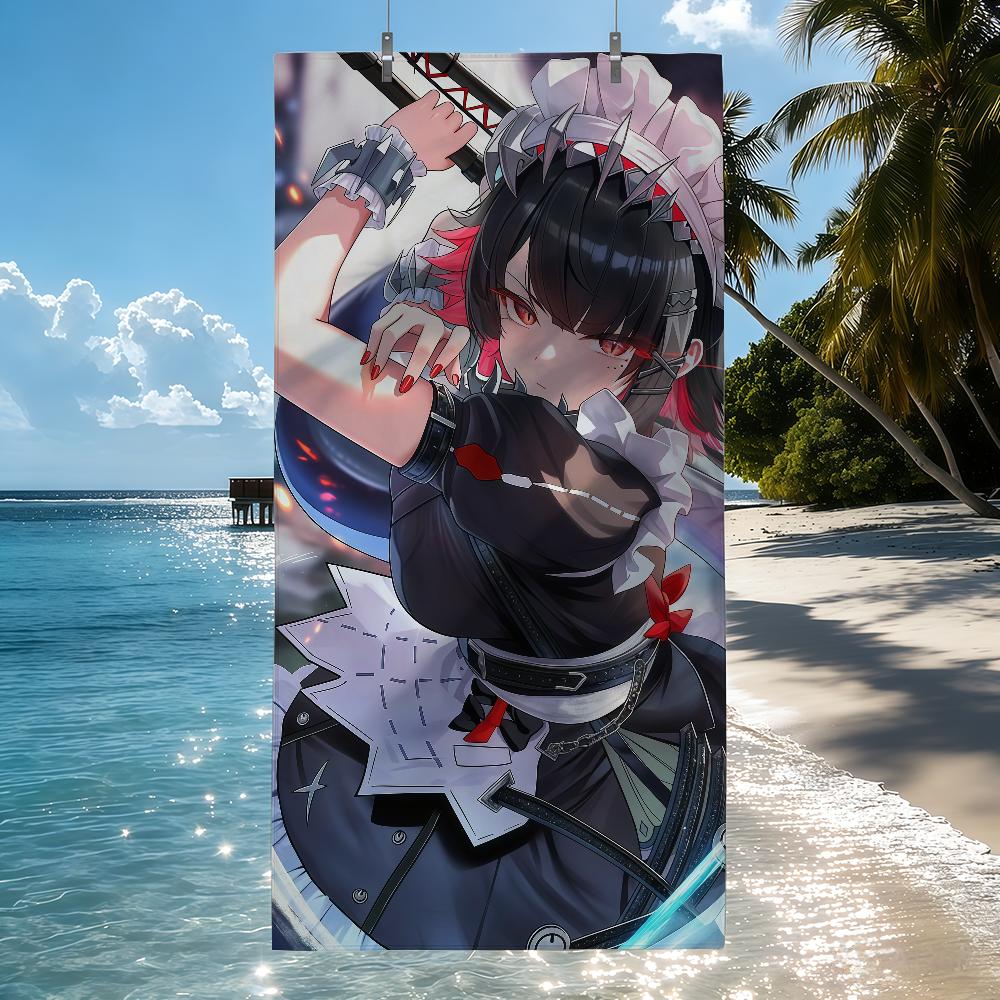 Game Zenless Zone Zero Ellen Towel Drying Bath Towel Applicable To Light Swimming Camping Yoga Beach Out