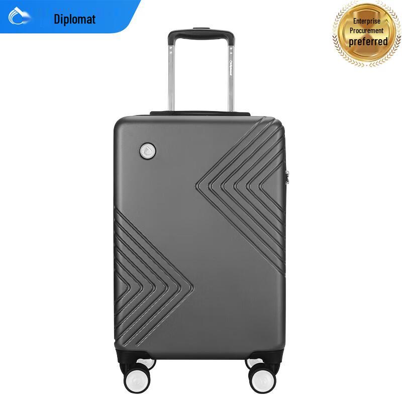 Diplomat DS-13053 Hardside Spinner Carry-On Suitcase 20 Inches
