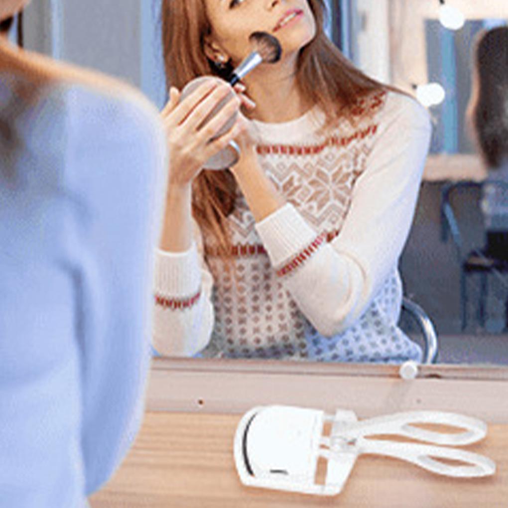 Fast Heating And Long-lasting Curling Electric Eyelash Clip Rechargeable Heated Eyelash Curler