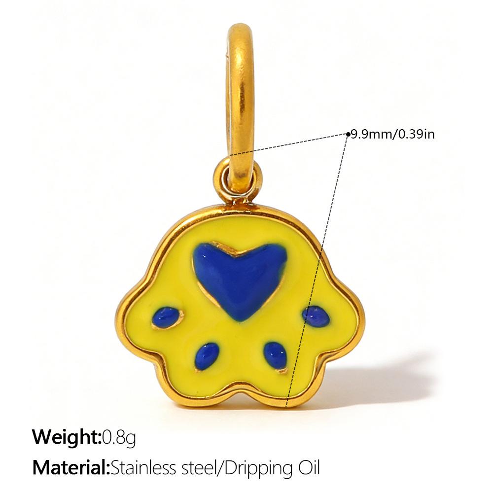 Yori 1Pc Exquisite Waterproof Castle Rocking Horse Shaped Pendant for Women Charms Golden DIY Accessories StainlessSteel Jewelry