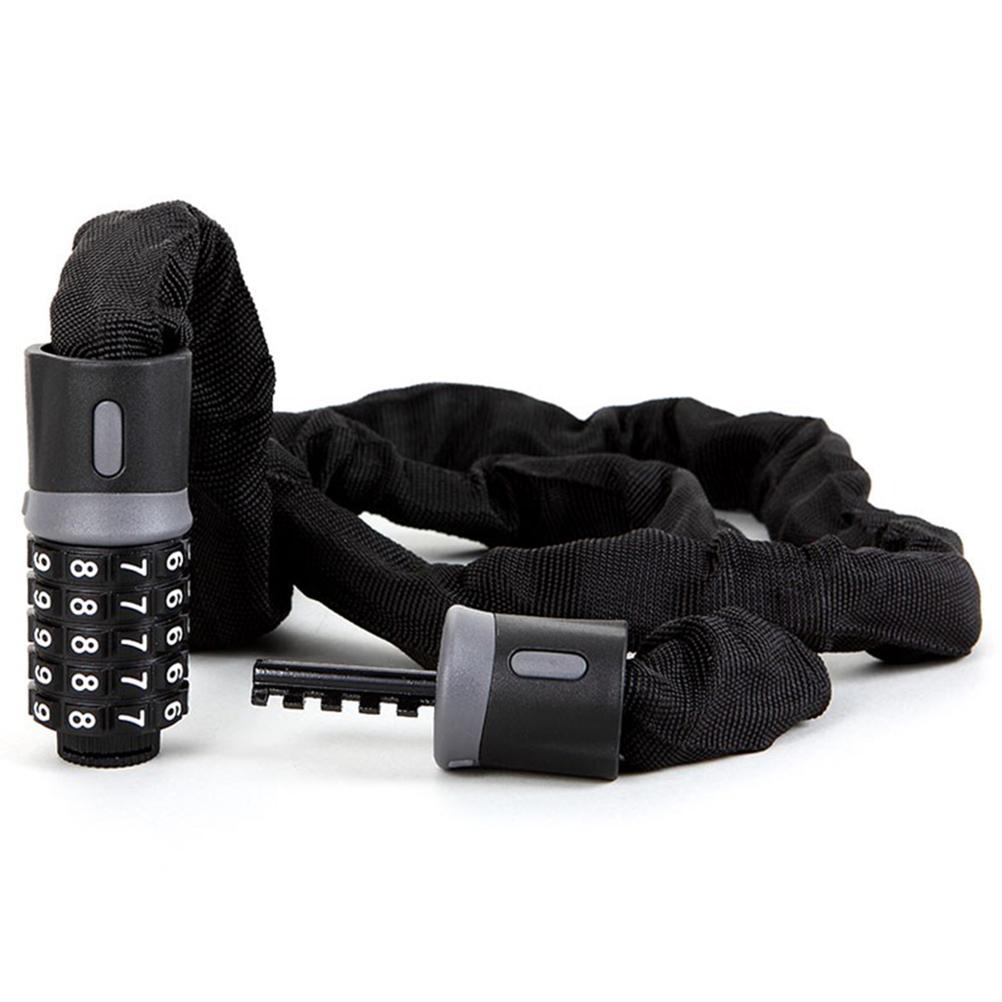 Long Safety Chain Password  Lock For Bike Anti Theft Steel Motorcycle Lock Cycling Electric Bike Accessories