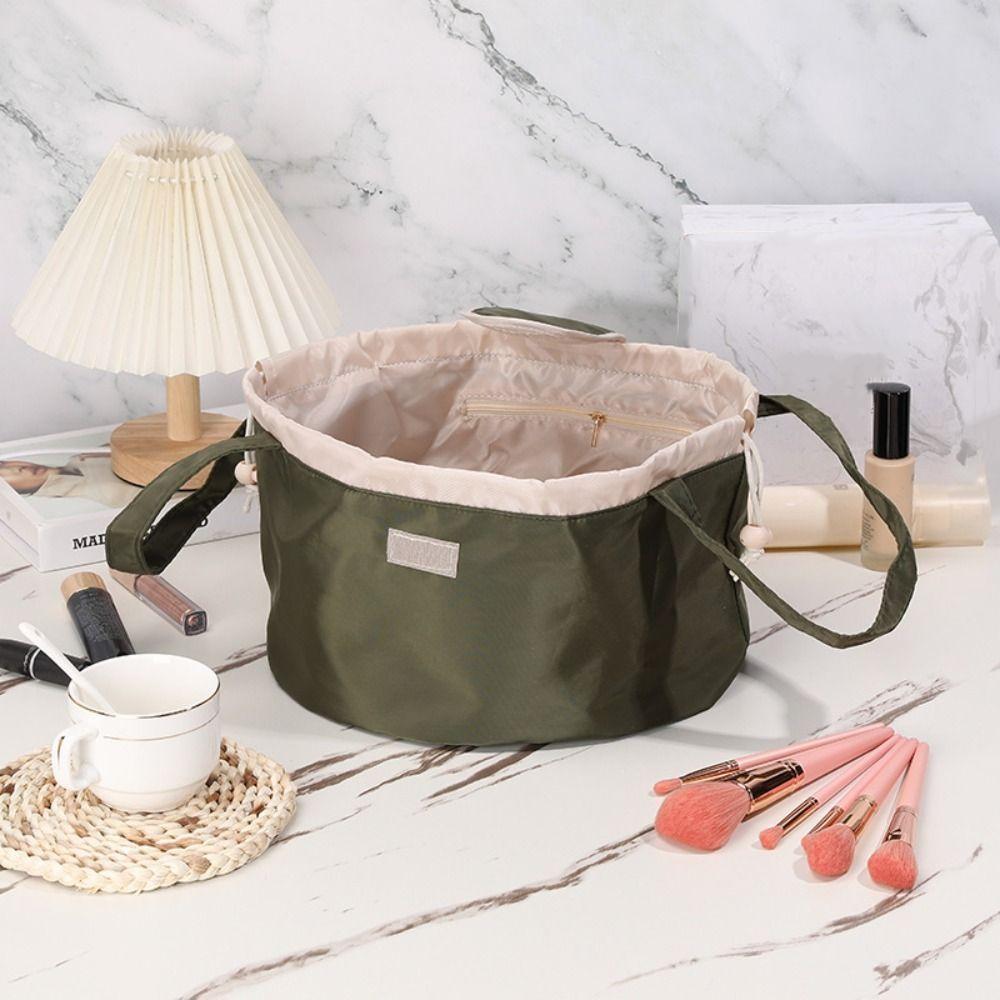 

Travel Storage Lazy Cosmetic Pouch Large Capacity Make Up Storage Bag Women s Makeup Bag For Lady чёрный