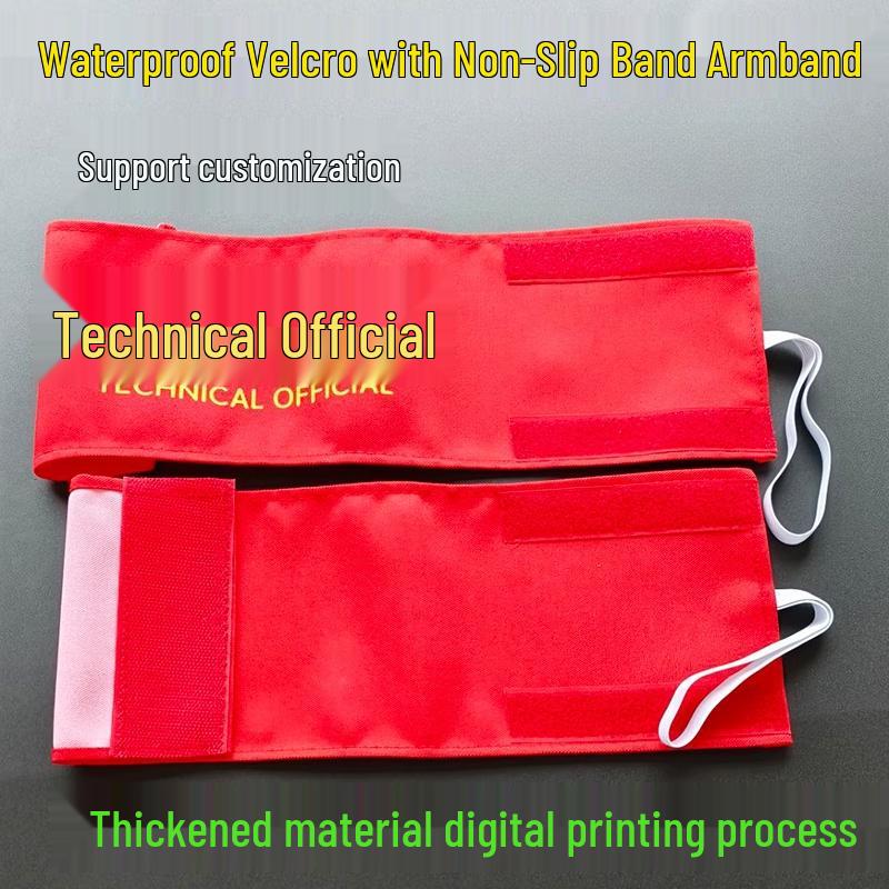 

Referee & Official Velcro Elastic Armband Set