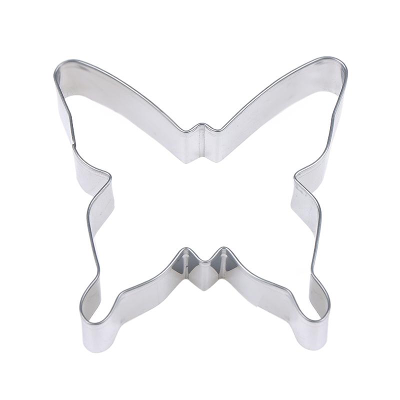 Set 5 Bucăți/Set Oțel Inoxidabil Matrițe pentru Biscuiți Set Decupator Fursecuri Fluture Unealtă DIY pentru Decorat Torturi Matriță pentru Prăjituri cu Ciocolată Gustări de Copt