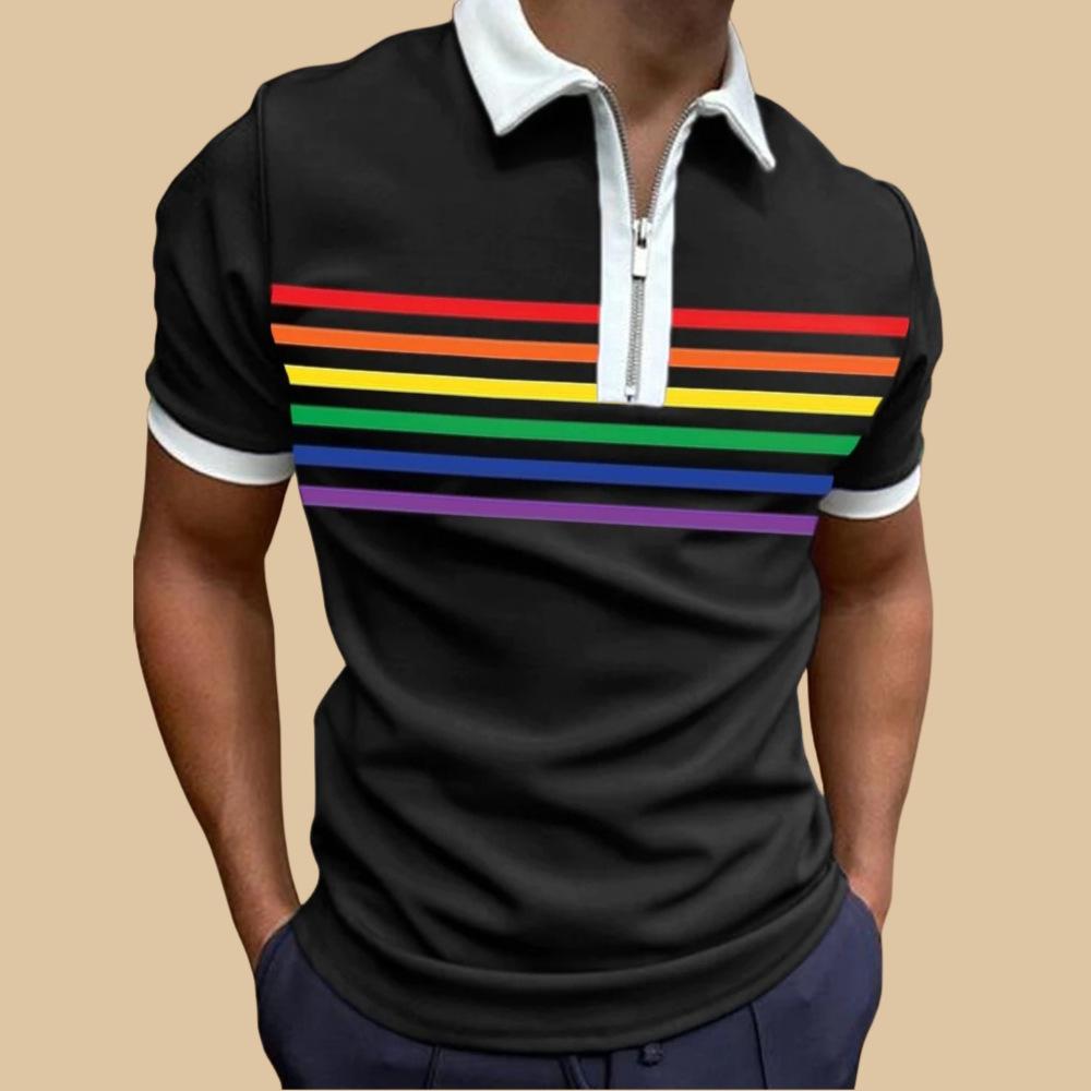 Essential Short-sleeve Polo Shirt, Stylish and Comfortable, Perfect for Casual Wear.