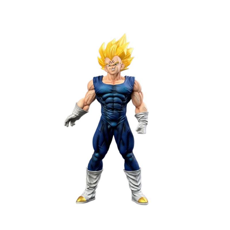 Dragon Ball Z Super Saiyan Crooked Neck Pose Handmade Statue
