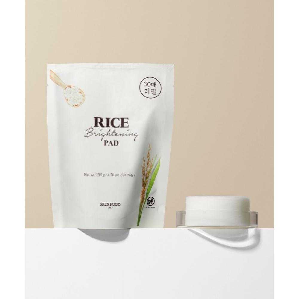 Skinfood Rice Brightening Pad Refill 30 Sheets 2+1 NONE