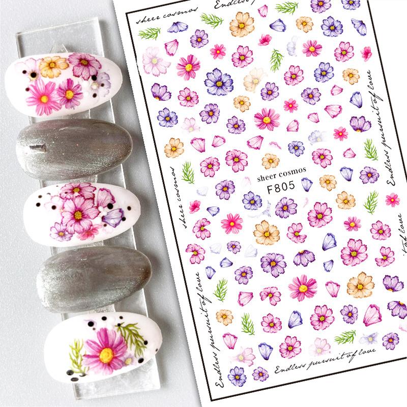 Zurück Kleber Aufkleber 3D Nagel Aufkleber Schwarz Weiß Geometrische Zeichnungen Designs Nagel Aufkleber Dekoration Für Nail Art Schönheit