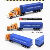 1:65 Alloy Container Truck Shaking Head Transport Big Truck Car Toy