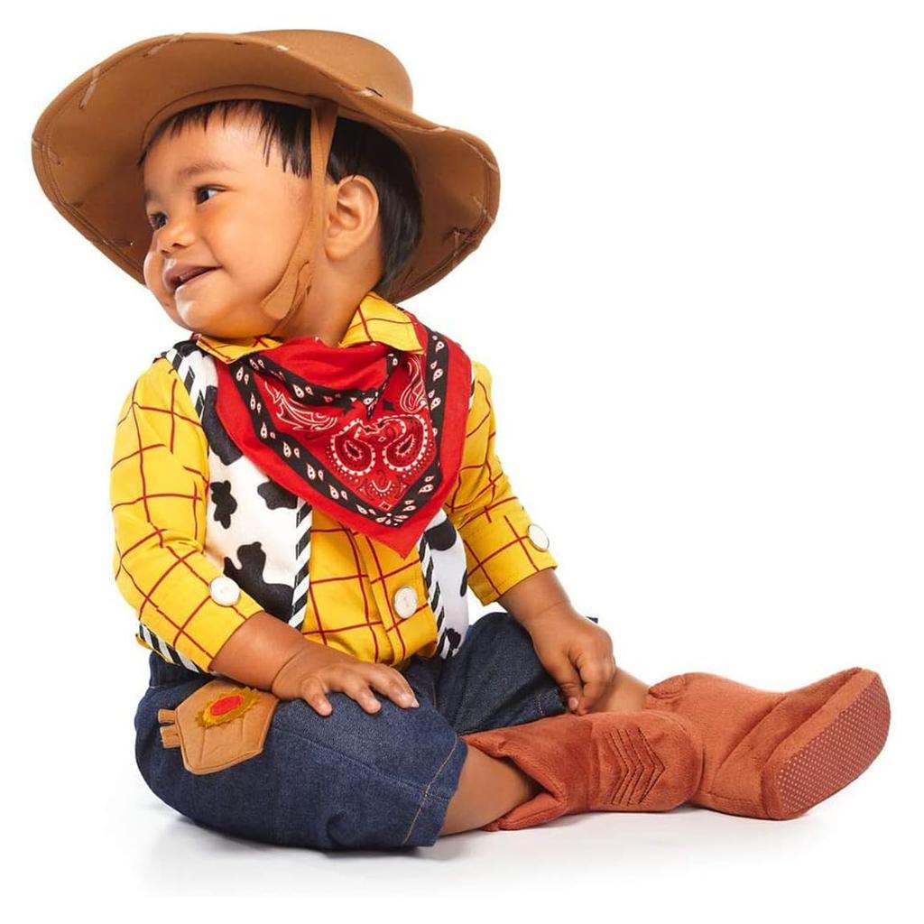 Toy Story Woody Cowboy Kigurumi Costume for Baby Boys, Halloween Costume, US Disney Store (US Size 12-18M, Japan Size 80cm) [Parallel Import]