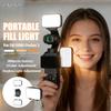 For DJI Osmo Pocket 1 Mini Led Light Fill Light 1 Modes Adjustable Video Selfie Light Rechargeable Auxiliary Lighting Accessory