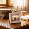 2 ks Mini starožitných fotorámečků Rustikální rámeček na fotky Malý rámeček Stolní fotorámeček Ložnice
