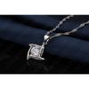 Hot Sale Genuine 925 Sterling Silver Hollow CZ Pendant Jewely Sets For Women Girls Classic Birthday Jewelry Gifts