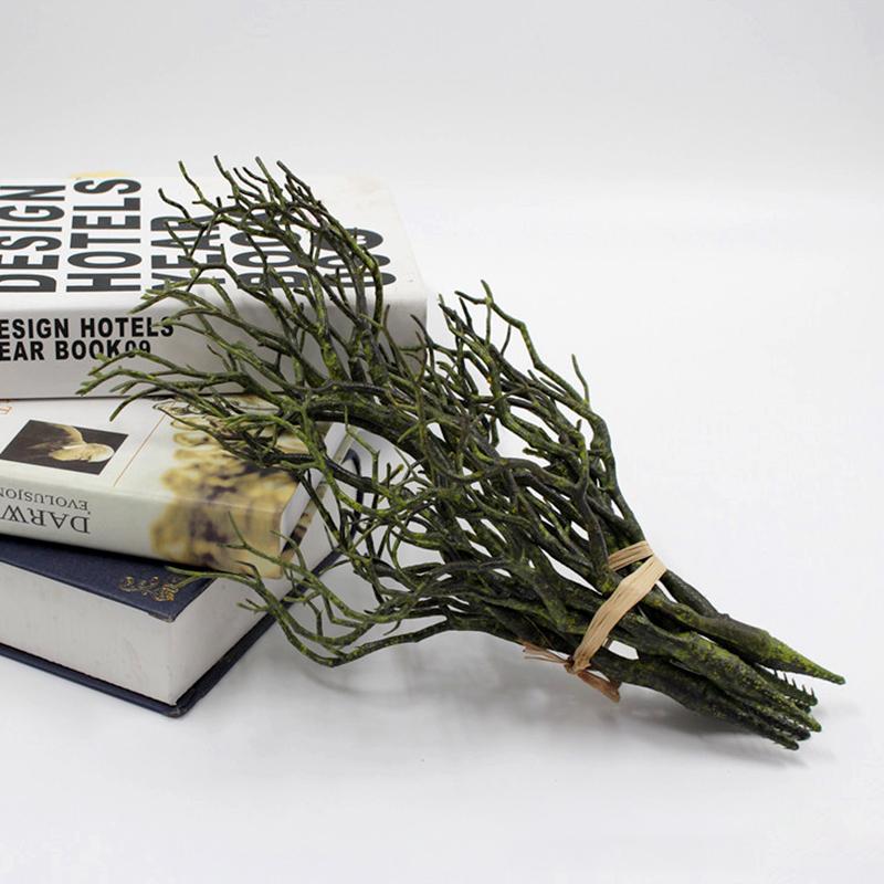 3pcs Artificial Plant Simulation Coral Branch Wedding Party Decoration DIY Accessories Small Tree Branches Christmas Decor