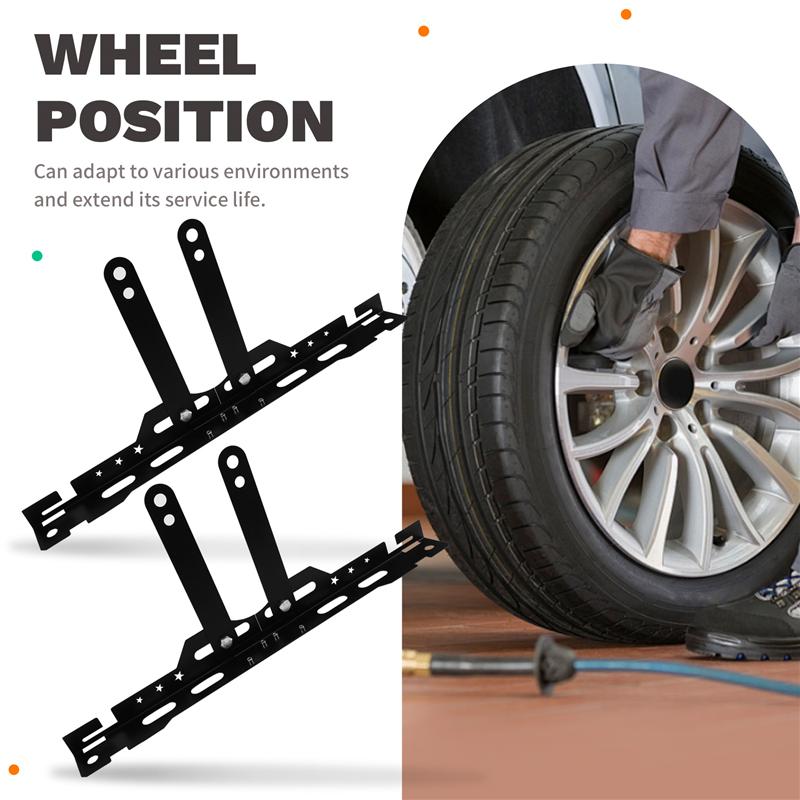 NEW-Car Heavy Duty Wheel Alignment Tool Plates Adjustable Automotive Toe Leveling Aligner Wheel Alignment Tool