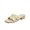 Tata/He She 2025 Summer Solid Color Versatile Small Fresh One Word Drag