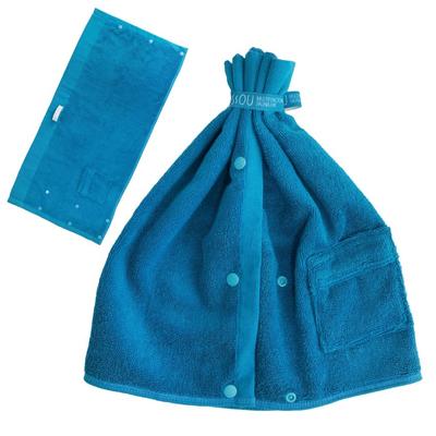 SOU by RAKUSE Sauna Şapkası beden ayarlı Sauna ürünleri Büyük sauna havlusu (Yıkanabilir / 2 adımlı / cep) Çok fonksiyonlu (Havlu / %100 pamuk) Erkeklerin